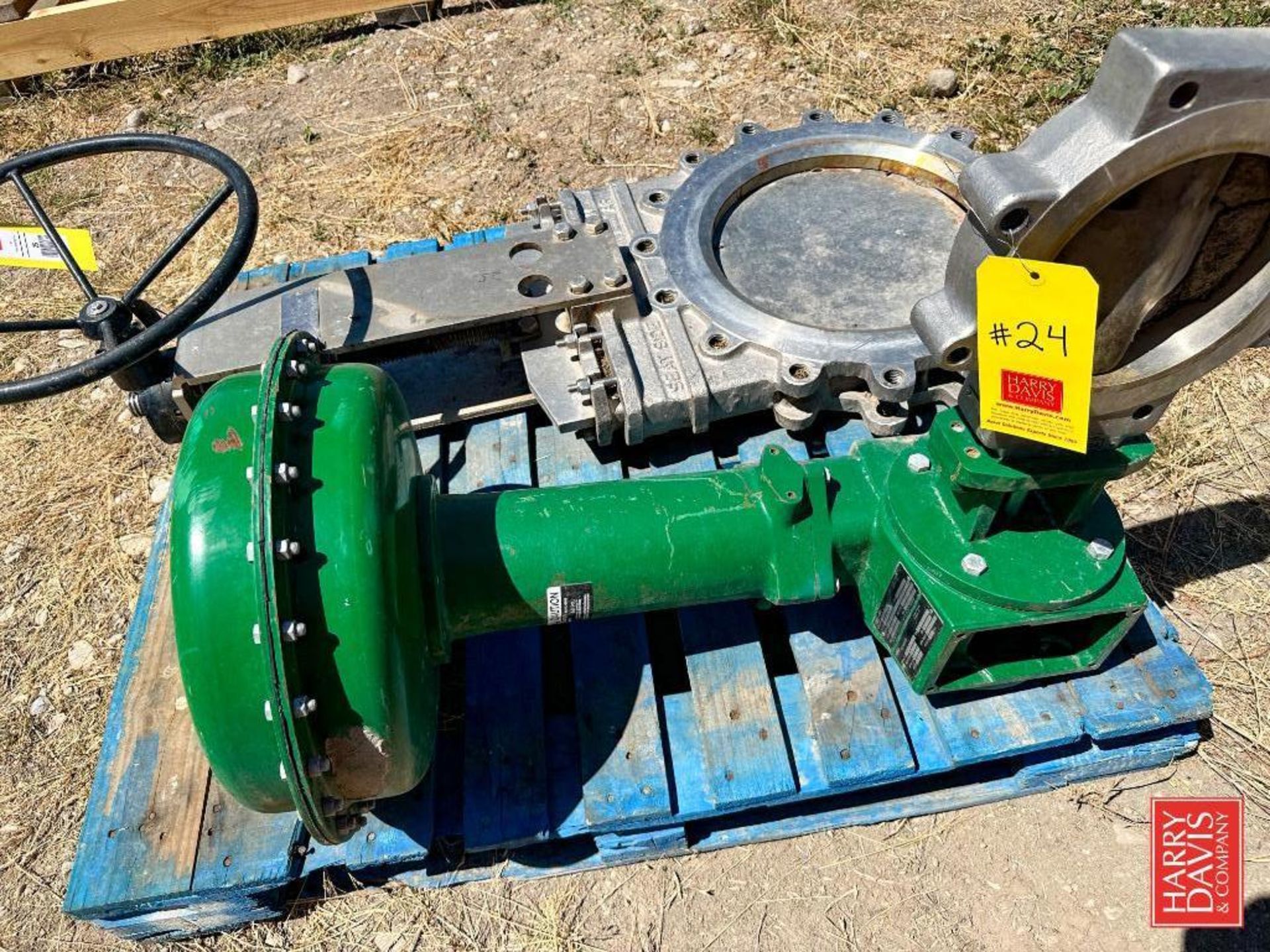 Fisher Rosemount 8'' Air Actuated Valve - Rigging Fee: $50