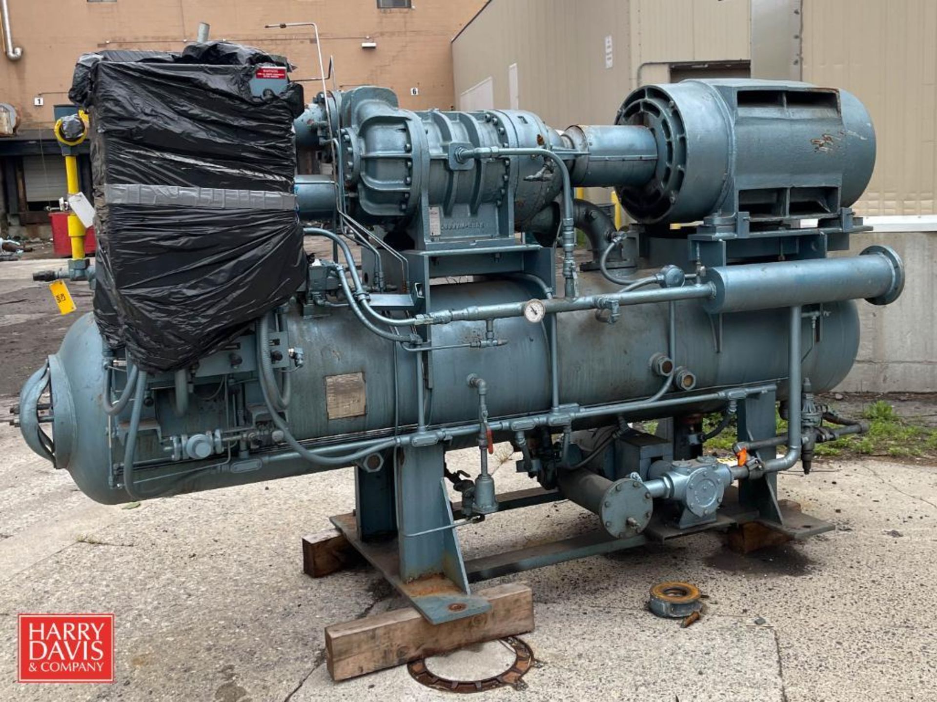 FES 200 HP Ammonia Screw Compressor with Starter, Model: 5503, S/N: 4604 - Rigging Fee: $1,200 - Image 7 of 7