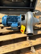 S/S Centrifugal Pump with 5 HP Motor - Rigging Fee: $35