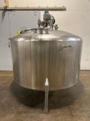 500 Gallon S/S Tank with Vertical Agitation - Rigging Fee: Contact HDC