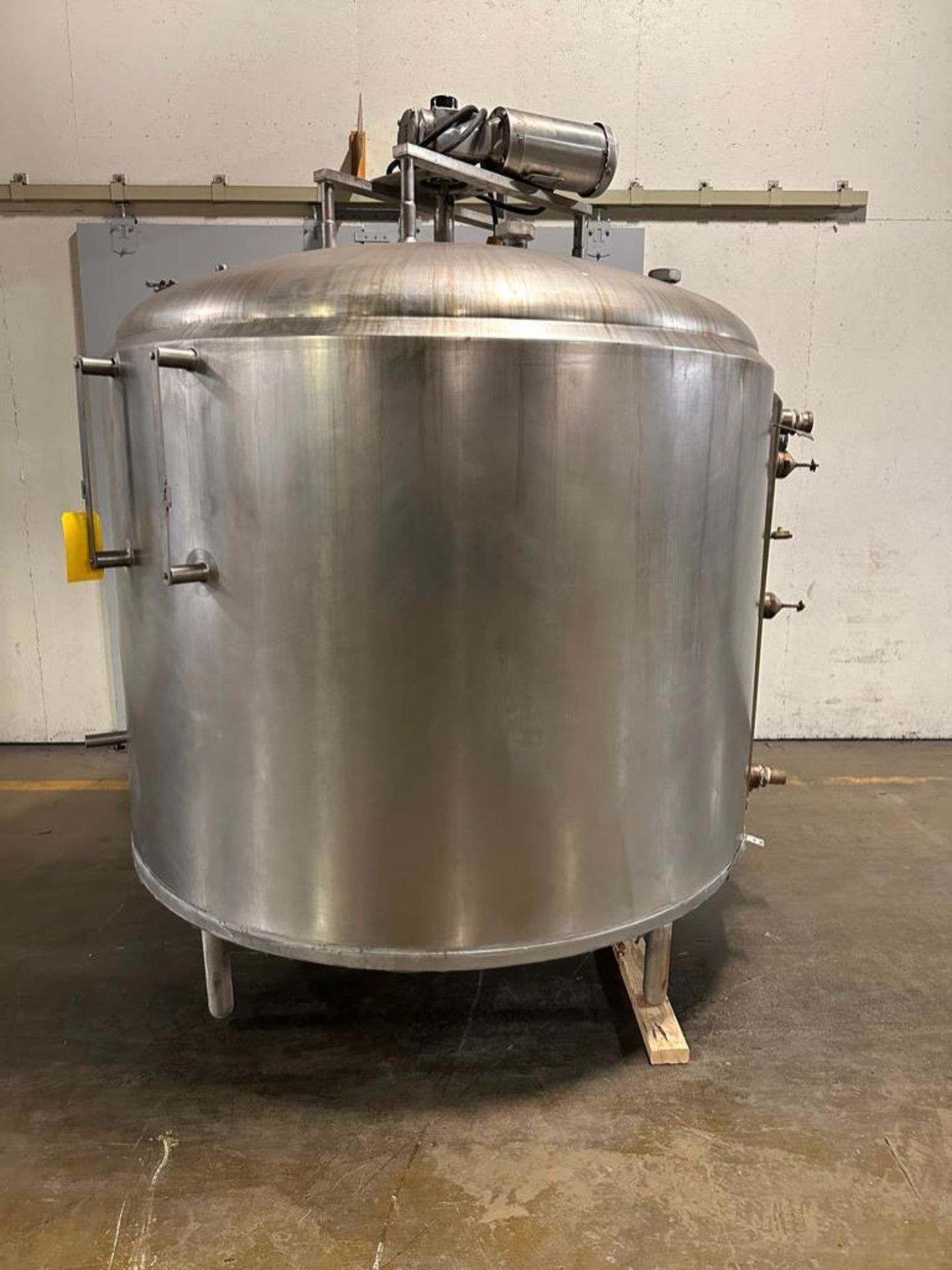 Cherry-Burrell 500 Gallon Jacketed S/S Processor, Model: EPDA, S/N: 500-66-1389 with Vertical