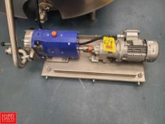 2015 Alfa Laval Positive Displacement Pump, Model: SRU370277LS, Mounted on S/S Base
