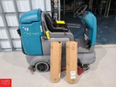2021 Tennant EC H2O Ride-On Floor Scrubber, Model: T12, S/N: T12-1041540 with 36V Charger and