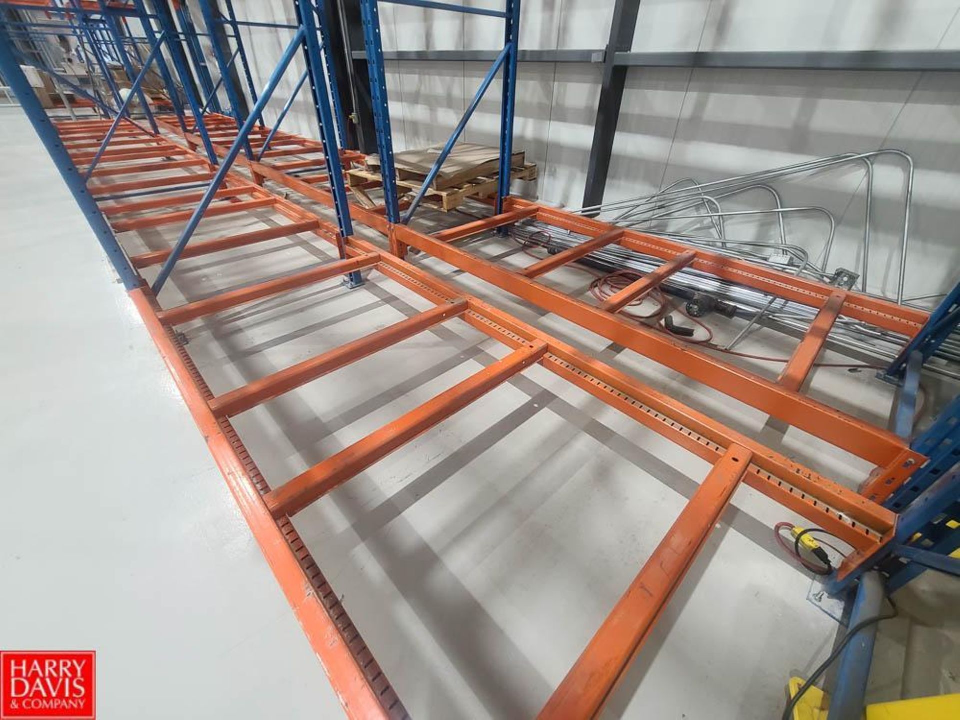 Section Pallet Racking: 42" x 8' x 18', Including: (14) Uprights, (88) Cross Beams and (176) Inserts - Image 2 of 4