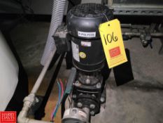 Grundfos Booster Pump, Model: CR3-3A-FJG-A-G-H000 with .5 HP Motor - Rigging Fee: $100