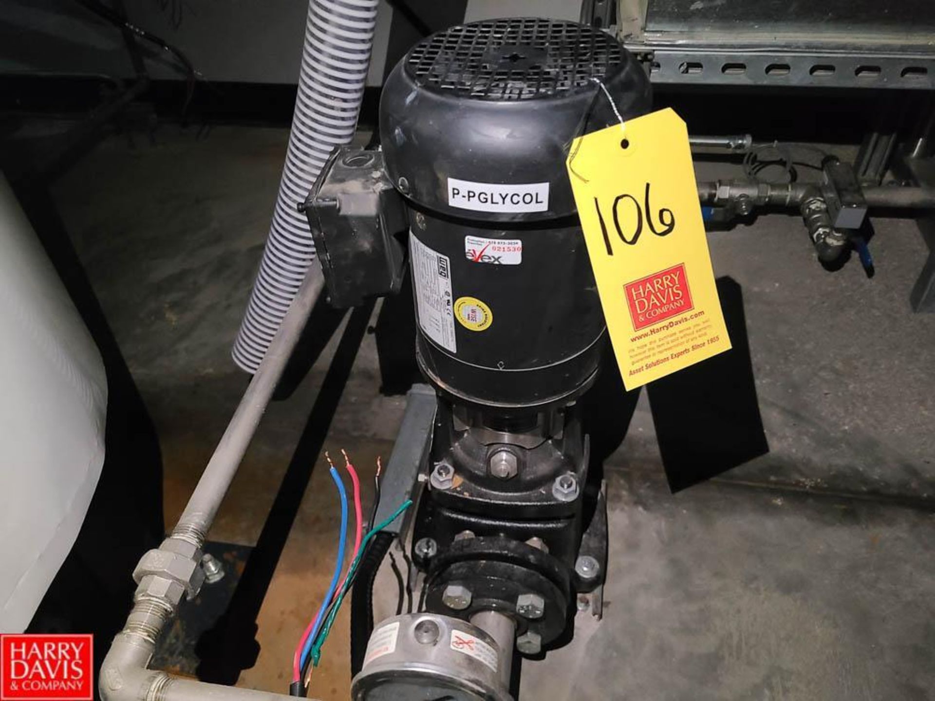 Grundfos Booster Pump, Model: CR3-3A-FJG-A-G-H000 with .5 HP Motor - Rigging Fee: $100