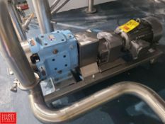 Waukesha Cherry-Burrell Positive Displacement Pump, Model: 130 with Gear Reducing Drive