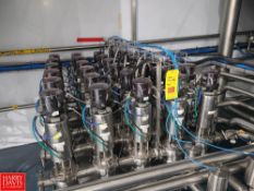 (30) Sudmo Pneumatic Air Valves in Manifold and Control Top - Rigging Fee: $600