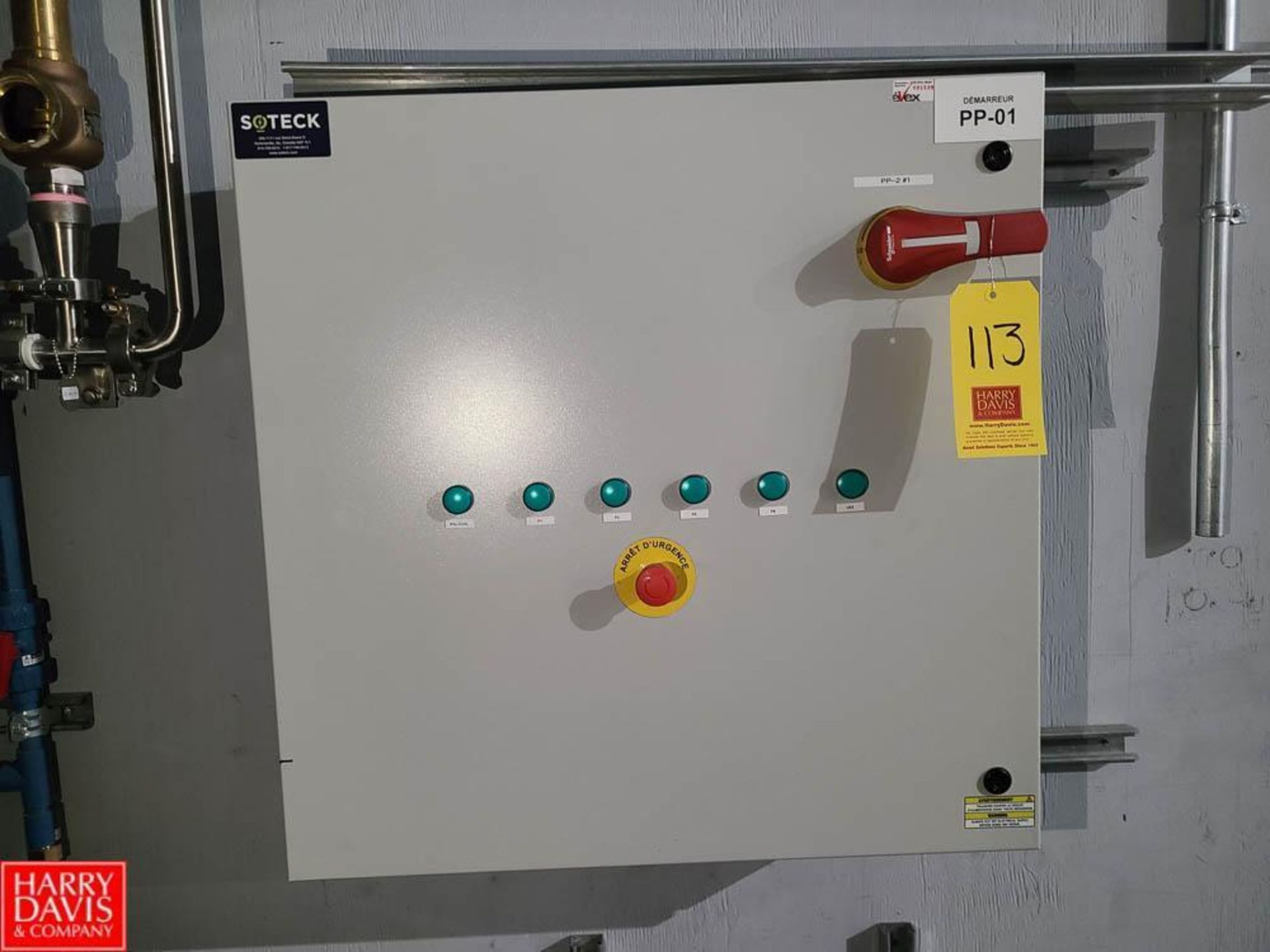 2021 Soteck Control Panel with Relays and Fuses - Rigging Fee: $125 - Image 2 of 3