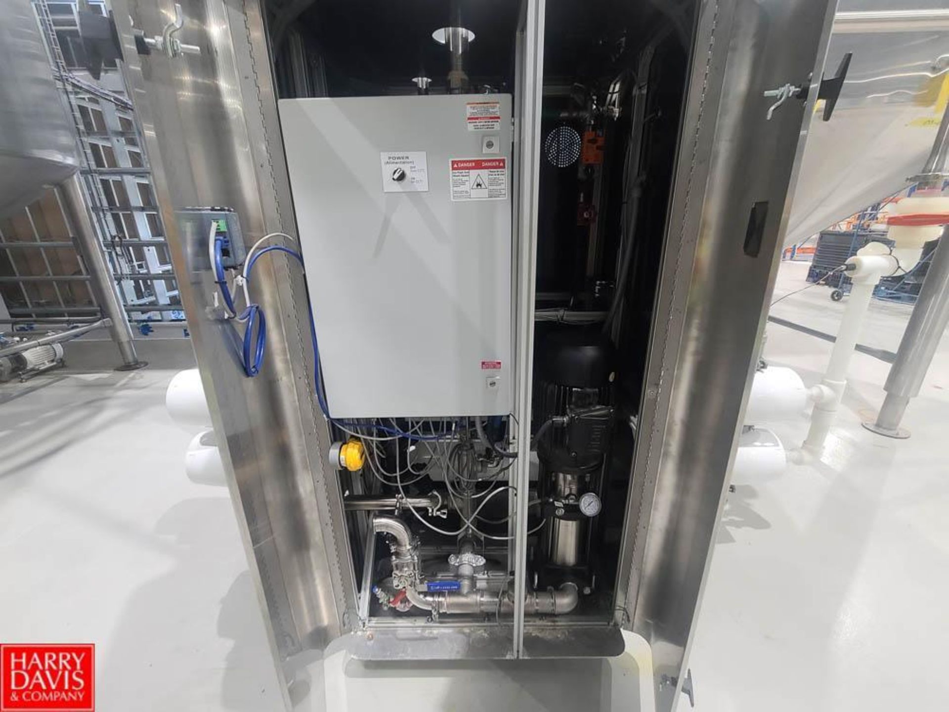 2021 OBLX 2-Tube Reverse Osmosis System, 60 LPM Model: MEGA-O-PURE with Pentair, Tubes, Pump,Siemens - Image 4 of 8