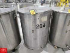 S/S Portable Tank with Lid, 35