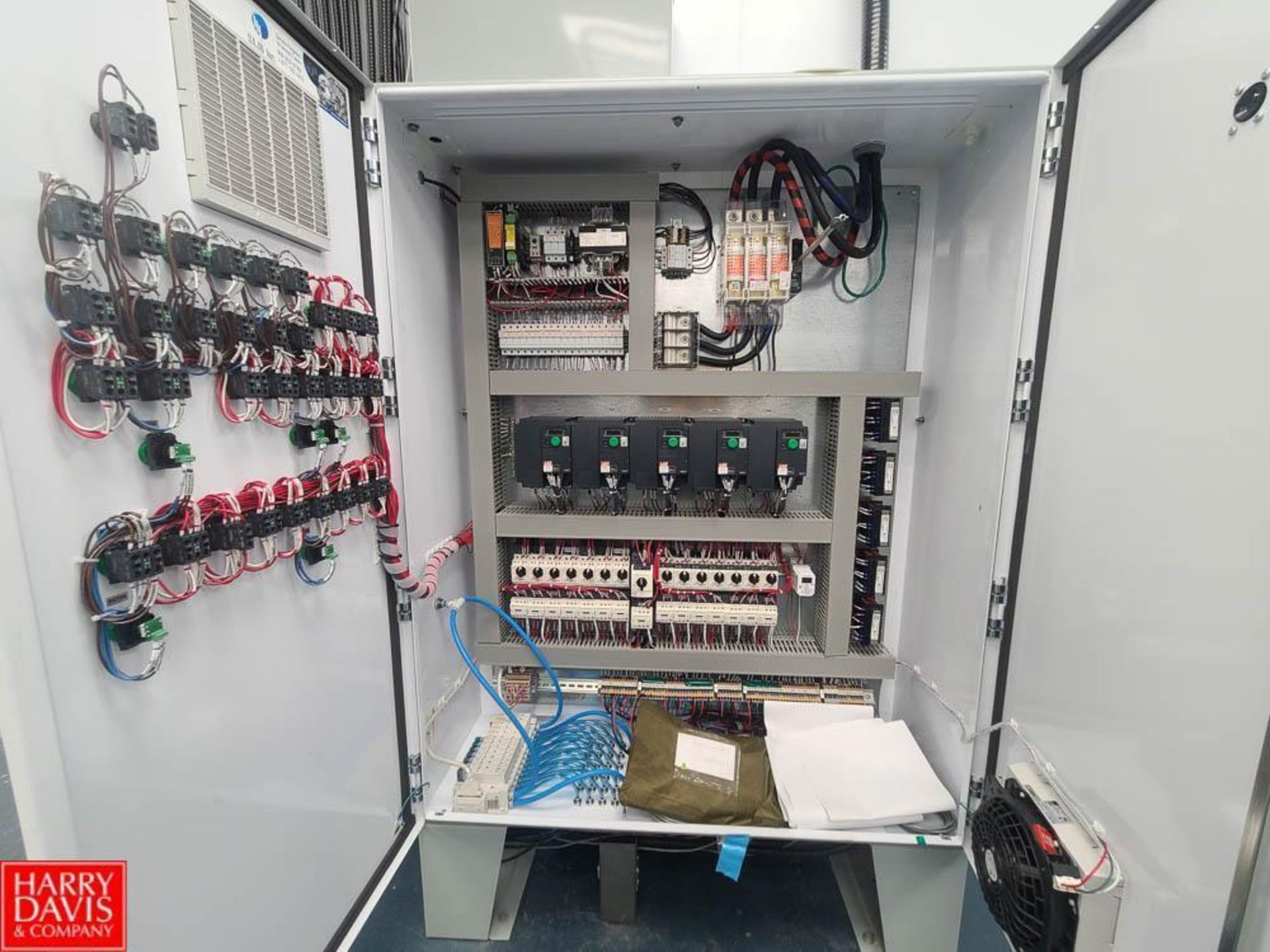 2022 Control Panel with Variable-Frequency Drives Brakers and Fuses - Rigging Fee: $400 - Image 3 of 5