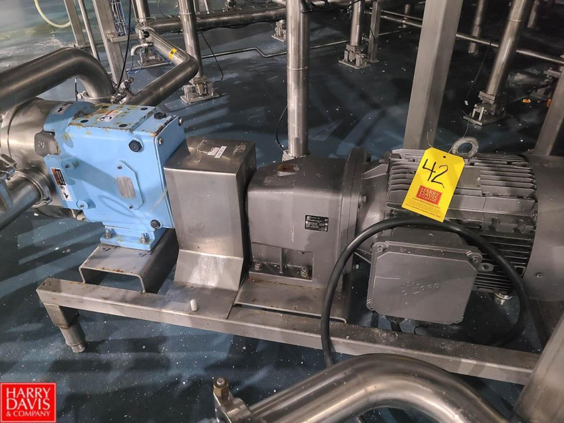 Waukesha Cherry-Burrell Positive Displacement Pump, Model: U130, S/N: 000002477884