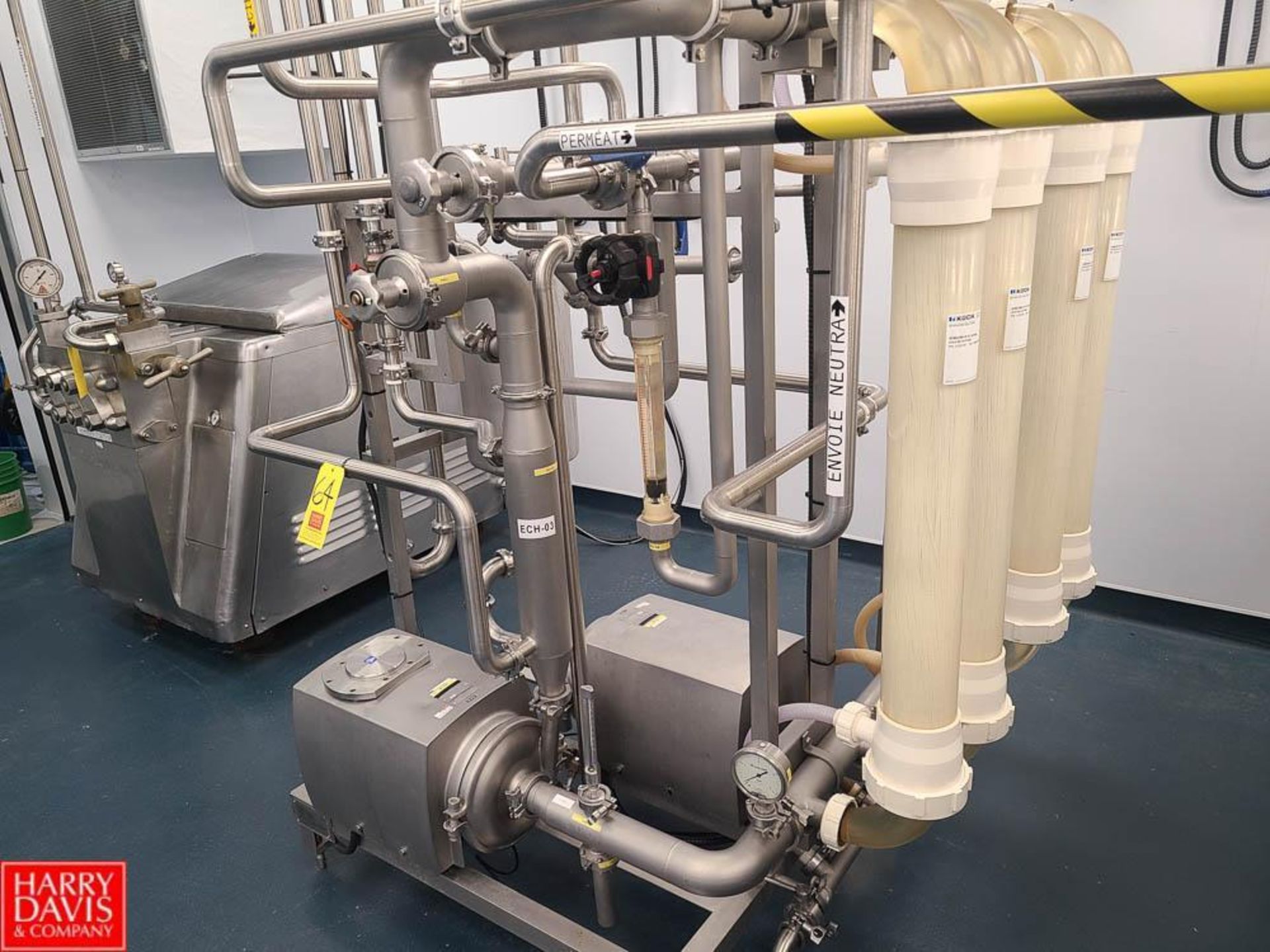 2021 S/S Ultra Filtration System, Including: (2) Alfa Laval Centrifugal Pumps, Model: ALC-1F/162 and - Image 2 of 6