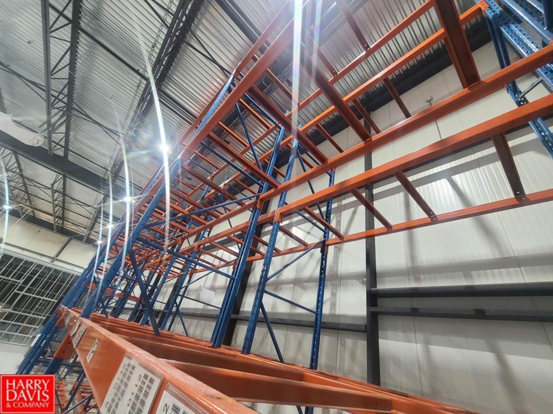 Section Pallet Racking: 42" x 8' x 18', Including: (14) Uprights, (88) Cross Beams and (176) Inserts - Image 3 of 4