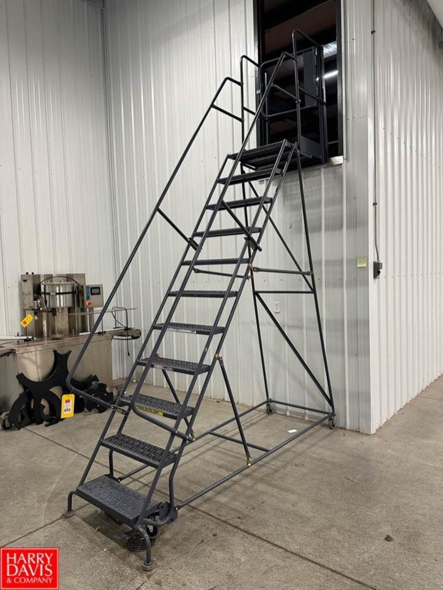 Mobile Stairs with Safety Gate - Rigging Fee: $150
