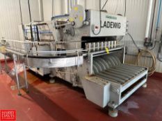 Ladewig 8-Lane 1/2 Gallon Glass Bottle Washer, Model: 701 Series (2018 Completely Rebuilt) with
