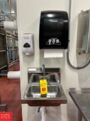 S/S Hand Sink with Paper Towel Dispenser and Soap Dispense - Rigging Fee: $100
