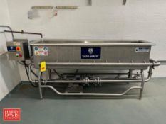 Sani-Matic 6’ COP Trough with Fristam Centrifugal Pump with 3 HP Motor, Jetspray, Push/Pull Jets, Mo