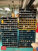 Assorted Gauges, S/S Hardware, Fuses and Parts Shelves, 36" x 67” x 12'' and 36” x 84" x 12" - Riggi
