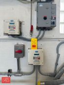 2 HP and 3 HP Leeson Speedmaster Variable-Frequency Drives and Eaton Safety Disconnect - Rigging Fee