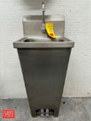S/S Hand Sink with Foot Controls - Rigging Fee: $75