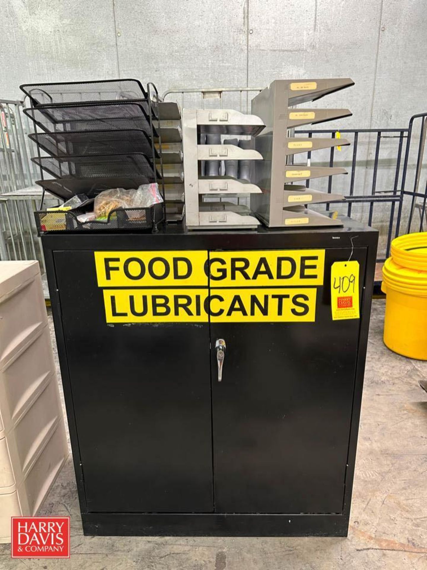 Lubricant, Cabinet, File Trays and Office Supplies - Rigging Fee: $200