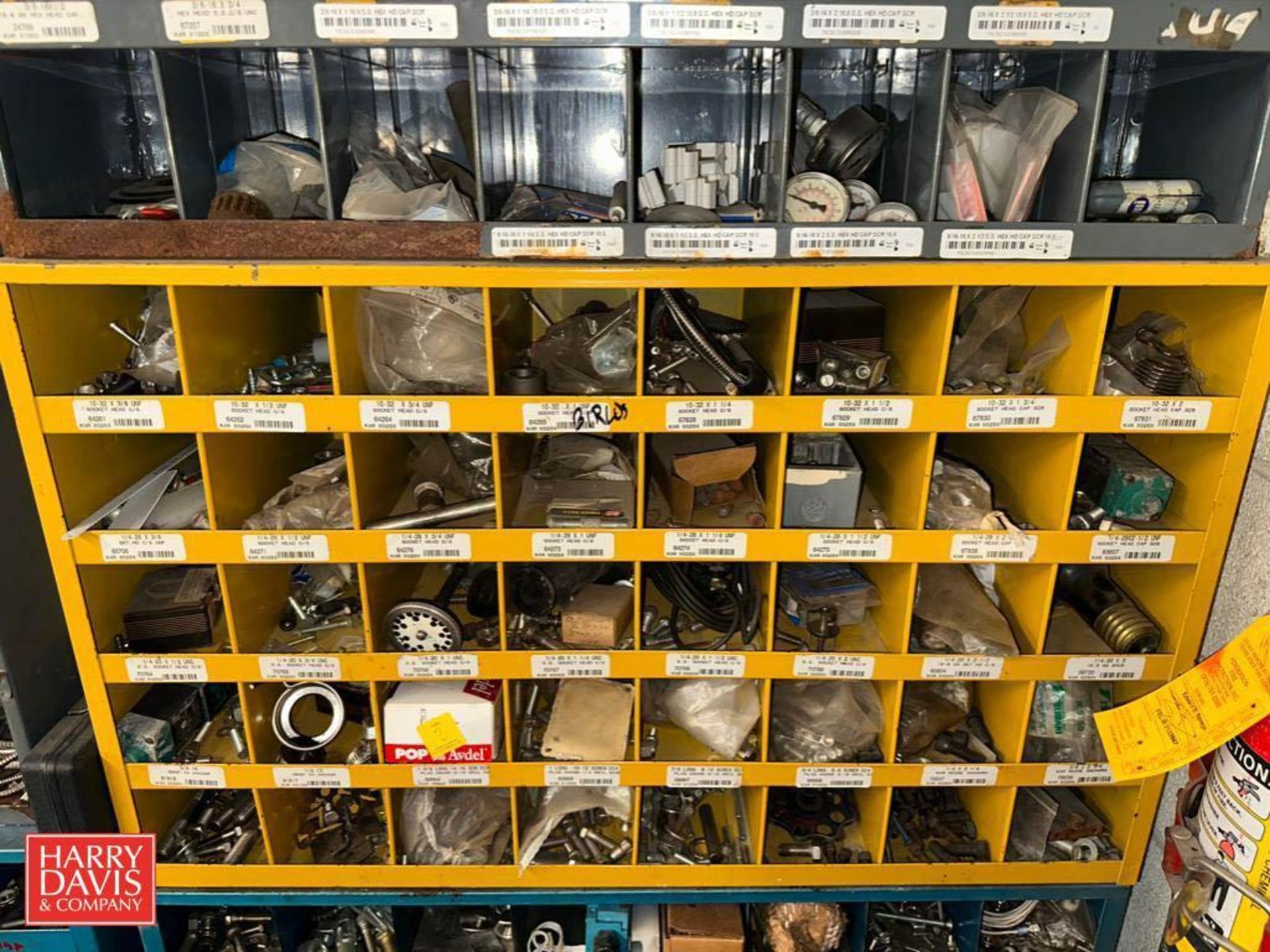 Assorted Gauges, S/S Hardware, Fuses and Parts Shelves, 36" x 67” x 12'' and 36” x 84" x 12" - Riggi - Image 5 of 6