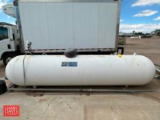 American Welding 1,000 Gallon Horizontal Potable Water Tank, S/N: 75F006967, 250 PSI - Rigging Fee: