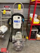 Alfa Laval Centrifugal Pump on Cart with Motor and Variable-Frequency Drive - Rigging Fee: $150