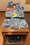 (2) Desks, Chair, Monitor and Keyboard, Safety Supplies and Coldgear - Rigging Fee: $150