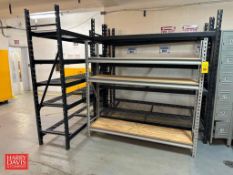 (3) Shelves, 90" x 90” x 2’ and 76" x 6’ x 18" - Rigging Fee: $350