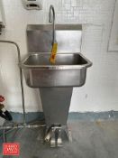 Sani-Lav S/S Hand Sink with Foot Controls - Rigging Fee: $75