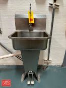 S/S Hand Sink with Foot Controls - Rigging Fee: $75
