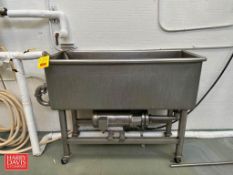 S/S COP Trough, 4’ x 2’ with Centrifugal Pump - Rigging Fee: $200