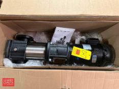 NEW Grundfoss Vertical Feed Pump, Model: CR10-6K-GJ-A-E-H00E-KXZ, S/N: A-99968292-10000028 with 5 HP