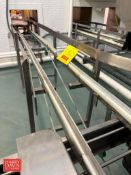 S/S Framed Power Case Conveyor, 31' x 14" with Gravity Fed Roller Conveyor, 10' x 15" - Rigging Fee:
