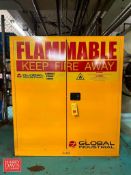Global Industrial Flammable Storage Cabinet, 60" x 65" x 34" - Rigging Fee: $300