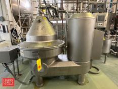 2015 GEA Westfalia Warm Milk Separator, Model: MSE140-01-177, S/N: 1735-131 with Allen-Bradley Based