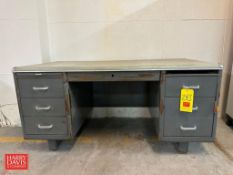 Desk, 60" x 32" with Drawers - Rigging Fee: $150