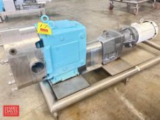 Waukesha Cherry Burrel Positive Displacement Pump Model 180 and Gear Reducing Drive