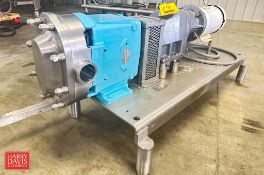 SPX Positive Displacement Pump, Model: 060U2, Mounted on S/S Base - Rigging Fee: $150