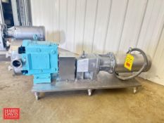 SPX Positive Displacement Pump, Model: 060U1, Mounted on S/S Base - Rigging Fee: $150