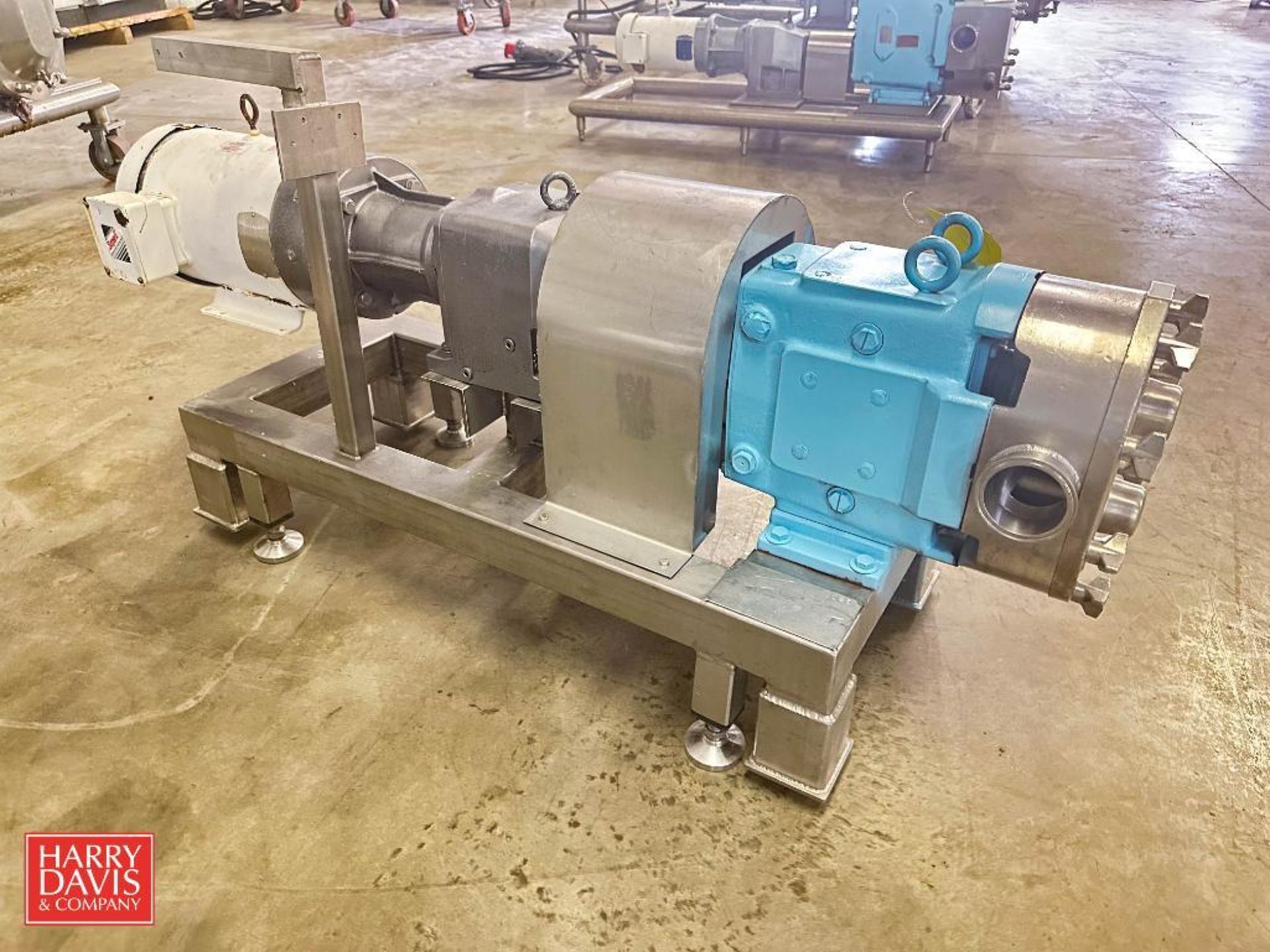 Waukesha-Cherry Burrell Positive Displacement Pump, Model: 13008, Mounted on S/S Base - Image 2 of 4