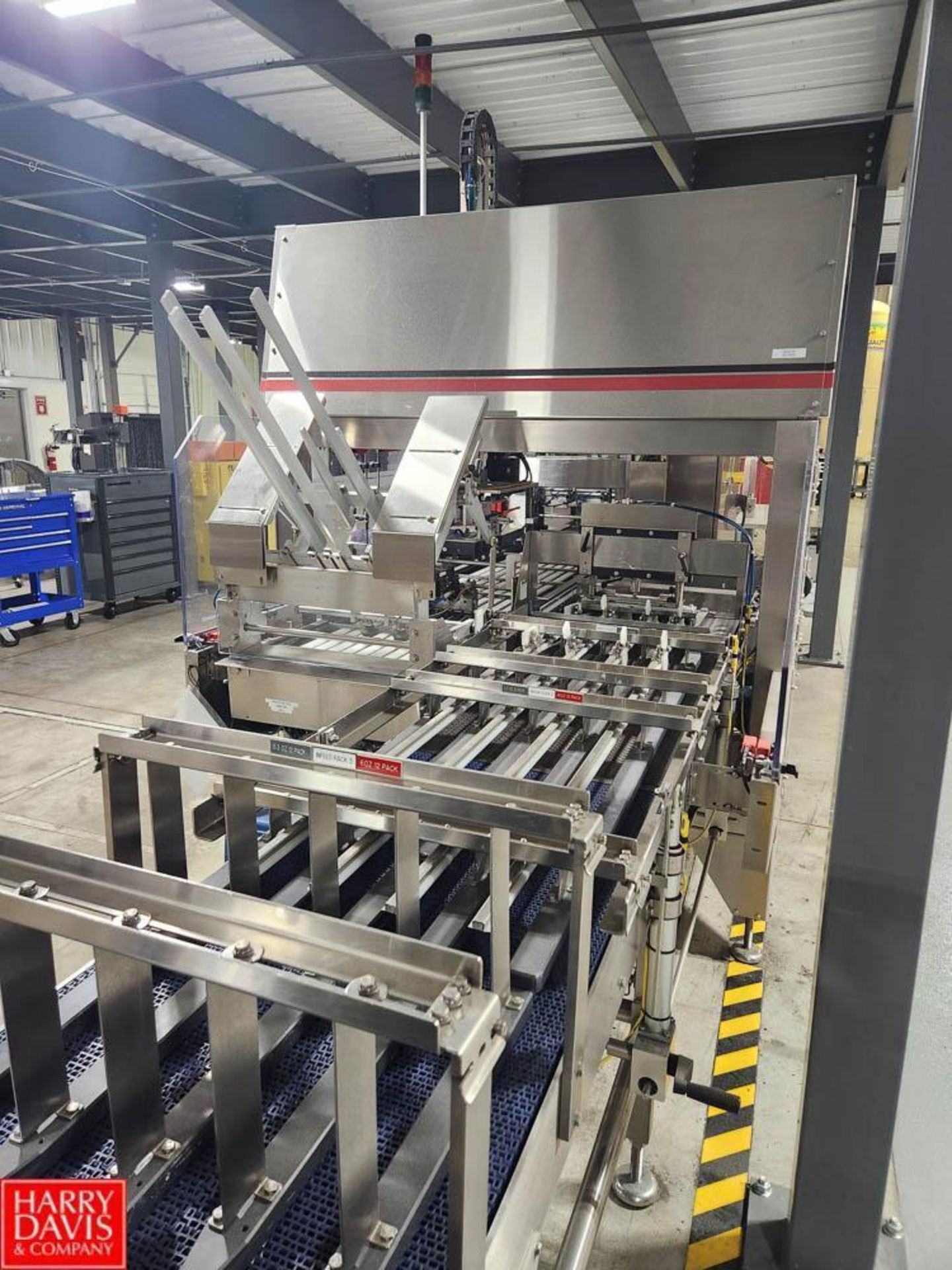 Delkor Spot-Pak Packaging System, Model: 25TW-28SS with Infeed Indexing Conveyor System, Pad - Image 5 of 9