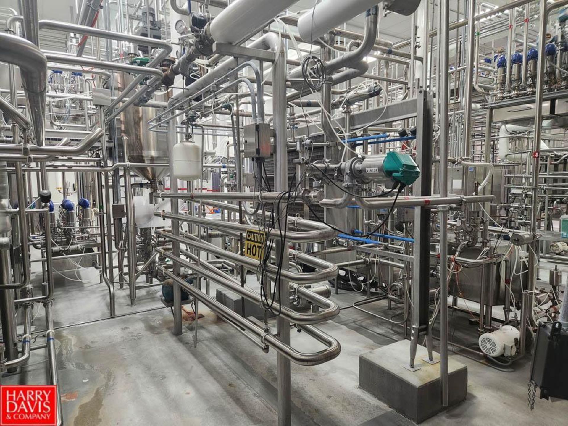 APV Pasteurization System, 2,520 GPH 24,000 LB/HR Yogurt Milk HTST, Model: VEGA028 R-16