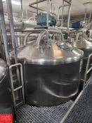 2010 Feldmeier 2,000 Gallon Dome-Top, Cone-Bottom Jacketed Process Tank, S/N: 1-0873-10 with Side
