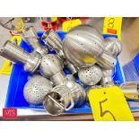 NEW Assorted S/S Spray Balls - Rigging Fee: $50