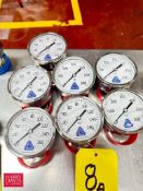 NEW Anderson Oil Filled Pressure Gauges, 600 PSI, 300 PSI and 160 PSI - Rigging Fee: $70