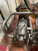 Waukesha Cherry-Burrell Positive Displacement Pump, Model: 030/U2, S/N: 35306305: Mounted on S/S Bas